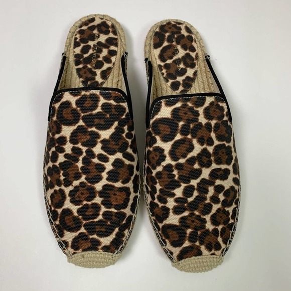 ANN Taylor Anastasia Leopard Espadrille Brown 7.5 - Picture 2 of 9